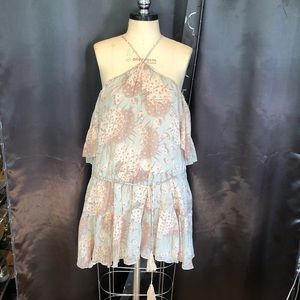 Chiffon love shack fancy mini dress